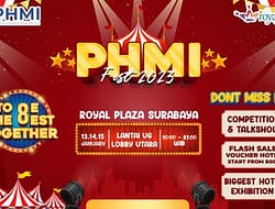 Ulang Tahun ke-8 PHMI Digeber 3 Hari di Royal Plaza, Ada Lelang Voucher Inap Seharga Rp 8.000!